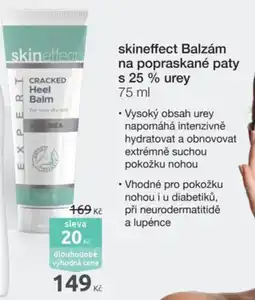 Benu Skineffect Balzám na popraskané paty s 25% urey nabídka