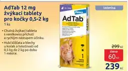 Benu AdTab 12 mg žvýkací tablety pro kočky nabídka