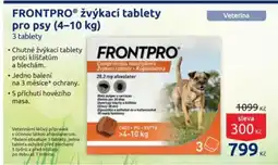 Benu FRONTPROⓇ žvýkací tablety pro psy nabídka