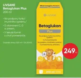 Benu LIVSANE Betaglukan Plus nabídka