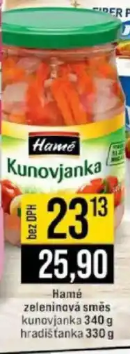 Jip Hamé zeleninová směs nabídka