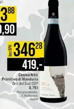 Jip Casino Nitti Primitivo di Manduria nabídka