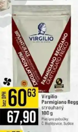 Jip Virgilio Parmigiano Reggiano sýr strouhaný nabídka