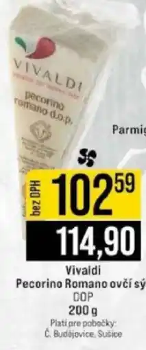 Jip Vivaldi Pecorino Romano ovčí sýr DOP nabídka
