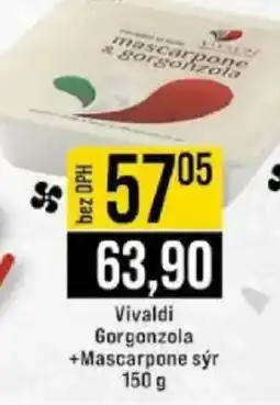 Jip Vivaldi Gorgonzola +Mascarpone sýr nabídka