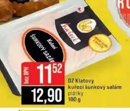 Jip DZ Klatovy kuřecí šunkový salám nabídka