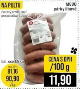 Jip MÚÚÚ párky libové nabídka
