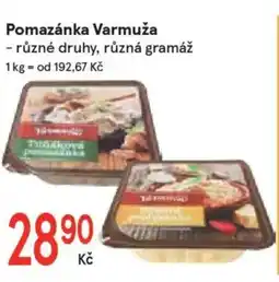 Žabka Pomazánka Varmuža nabídka