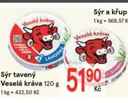 Žabka Sýr a křup Veselá kráva nabídka