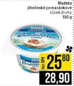 Jip MADETA jihočeské pomazánkové nabídka