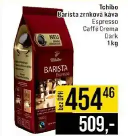 Jip Tchibo Barista zrnková káva nabídka