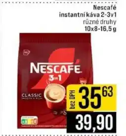Jip Nescafé instantní káva 2-3v1 nabídka