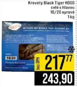 Jip Krevety Black Tiger HOSO celé s hlavou 16/20 syrové nabídka