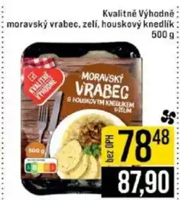 Jip Kvalitně Výhodně moravský vrabec, zelí, houskový knedlík nabídka