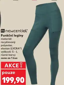 Kaufland Newcential funkční legíny nabídka
