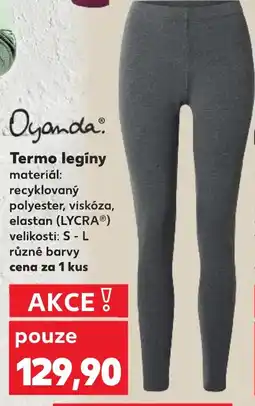 Kaufland Oyanda Termo legíny nabídka