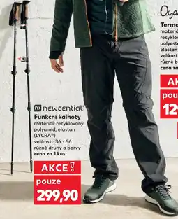 Kaufland Newcential funkční kalhoty nabídka