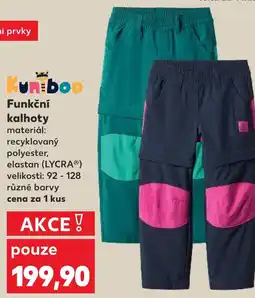 Kaufland Kuniboo Funkční kalhoty nabídka