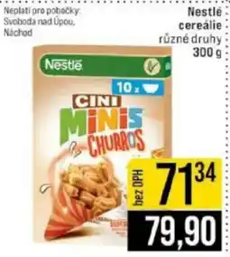 Jip Nestlé cereálie nabídka