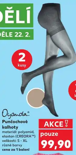 Kaufland Oyanda Punčochové kalhoty nabídka