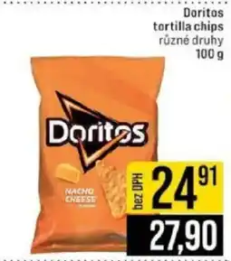 Jip Doritos tortilla chips nabídka