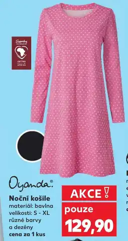 Kaufland Oyanda noční košile nabídka