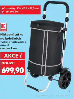 Kaufland Nákupní taška na kolečkách nabídka