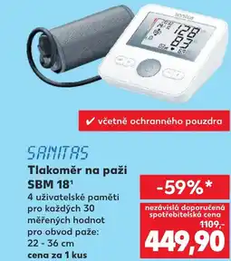 Kaufland Sanitas tlakoměr na paži sbm 18 nabídka