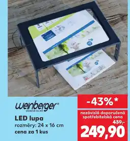 Kaufland Weinberger LED lupa nabídka