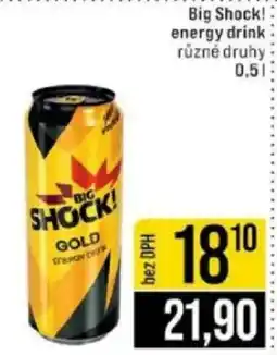 Jip Big Shock! energy drink nabídka