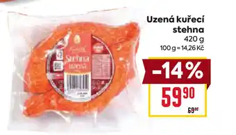 Billa Uzená kuřecí stehna nabídka