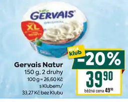 Billa Gervais Natur nabídka