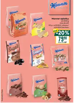 Billa Manner oplatky nabídka