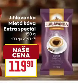 Billa Jihlavanka Mletá káva Extra speciál nabídka