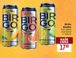 Billa BirGo Nealko nabídka
