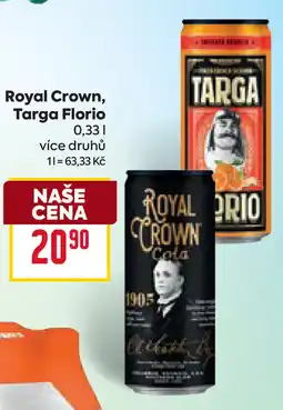 Billa Royal Crown, Targa Florio nabídka