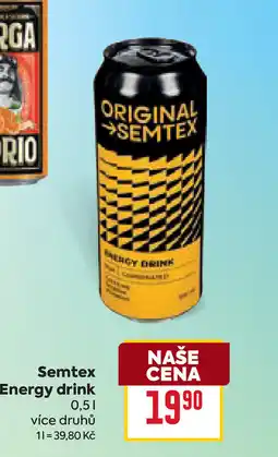 Billa Semtex Energy drink nabídka