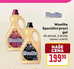 Billa Woolite Speciální prací gel nabídka