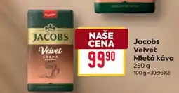 Billa Jacobs Velvet Mletá káva nabídka