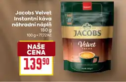 Billa Jacobs Velvet Instantní káva náhradní náplň nabídka