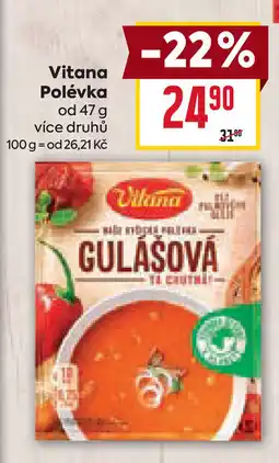 Billa Vitana Polévka nabídka