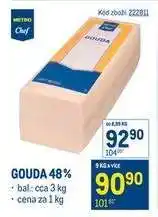 Makro Gouda 48% nabídka