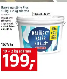Bauhaus Barva na stěny Plus zdarma nabídka