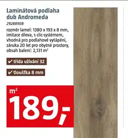 Bauhaus Laminátová podlaha dub Andromeda nabídka