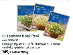 Bauhaus BIO semena k naklíčení nabídka