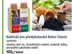 Bauhaus Květináč pro předpěstování Natur Classic nabídka