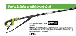 Bauhaus Aku prořezávací pila RYOBI nabídka