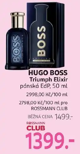 Rossmann Hugo boss triumph elixir nabídka
