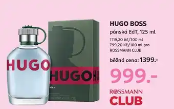 Rossmann Hugo boss nabídka