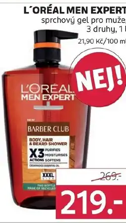 Rossmann L'oréal men expert nabídka